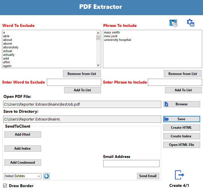 a pdf extractor